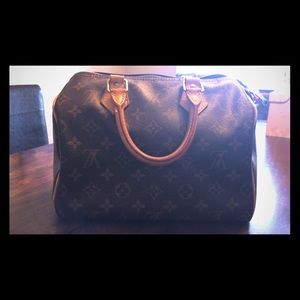 Louis Vuitton Speedy Monogram Canvas Handbag
